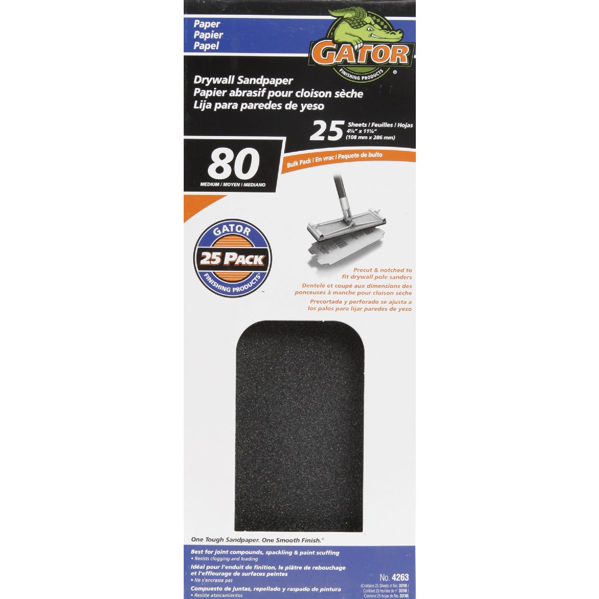 80B DRYWALL SANDPAPER - 03310 by Ali Industries Inc