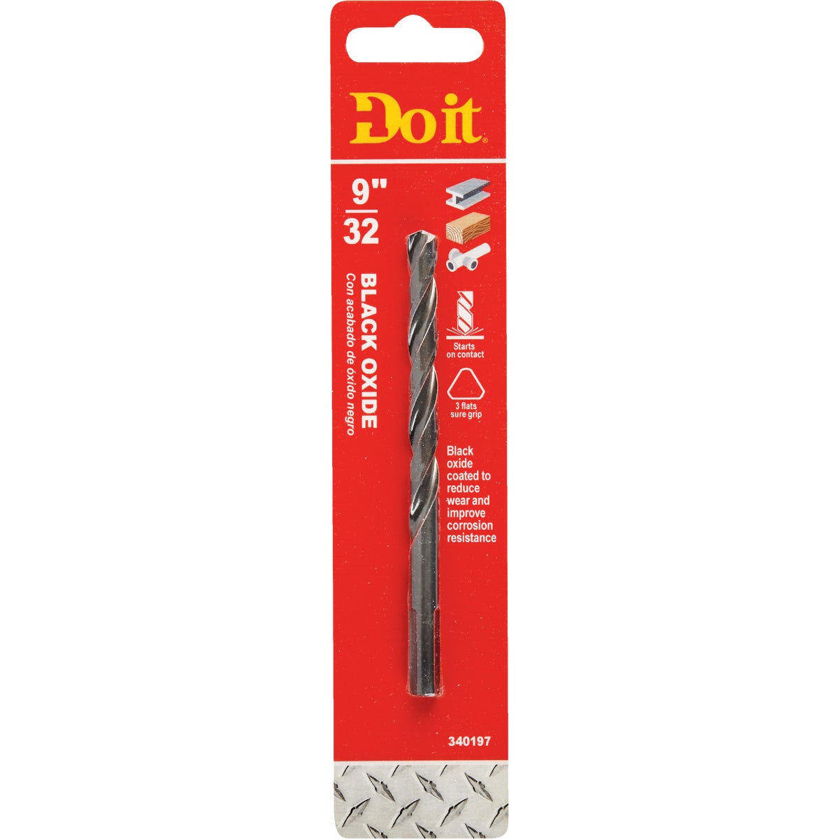 9/32 BLK OXIDE DRILL BIT - 324411DB by Mibro/gs
