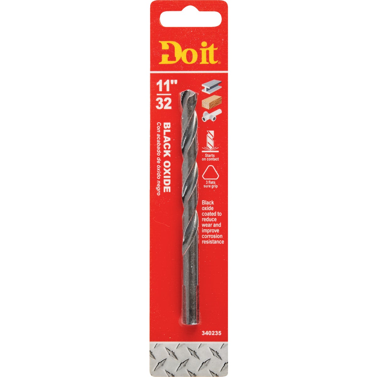 11/32 BL OXIDE DRILL BIT - 324921DB by Mibro/gs