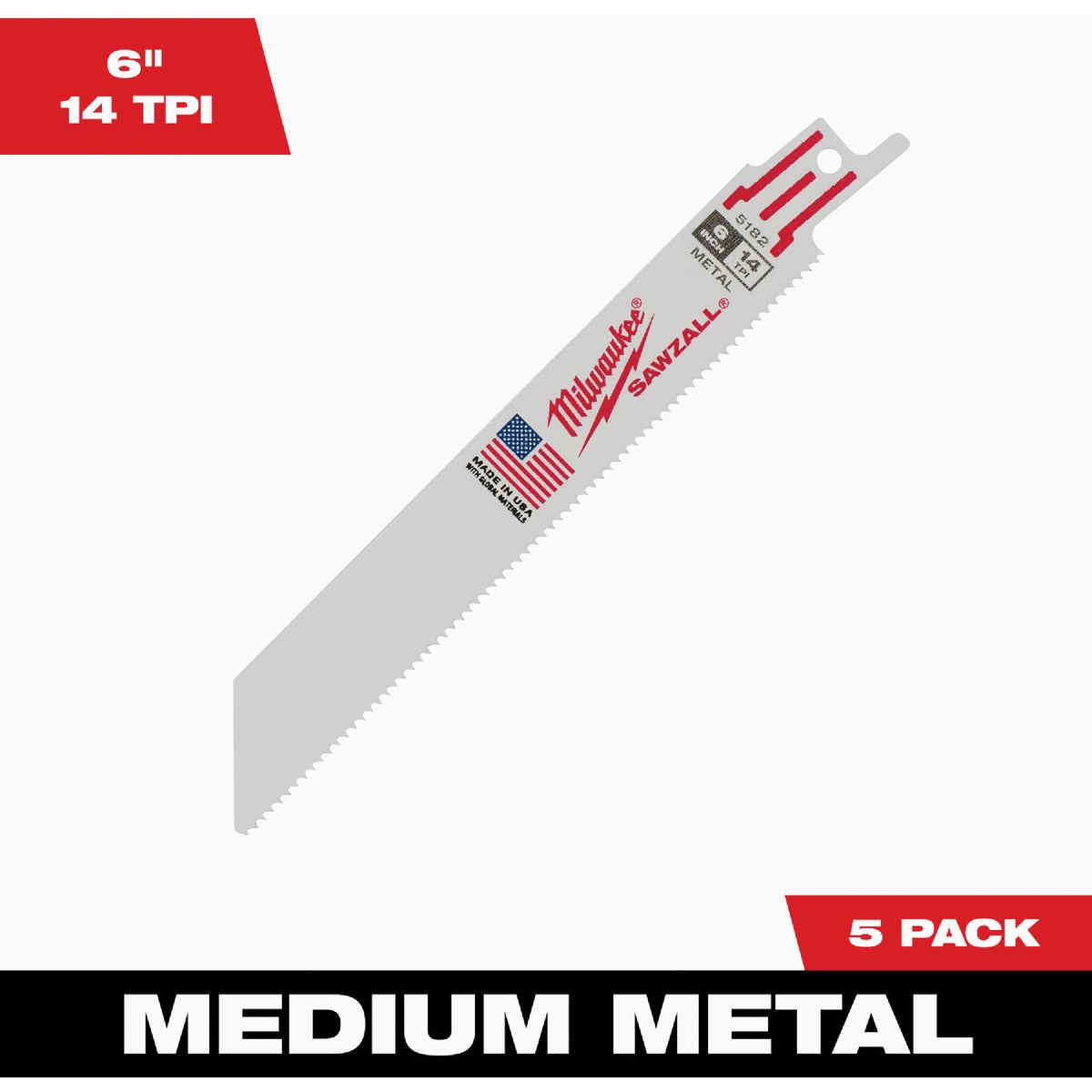 6X3/4X.035 SAWZALL BLADE - 48005182 by Milwaukee Accessory
