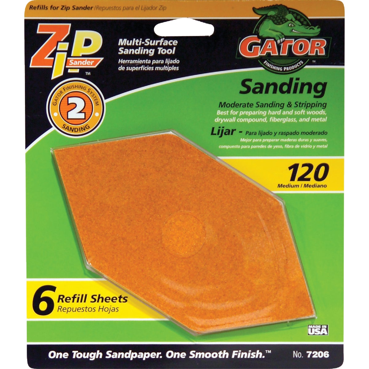 6 PACK 120G ZIP REFILL - 341623 by Ali Industries Inc