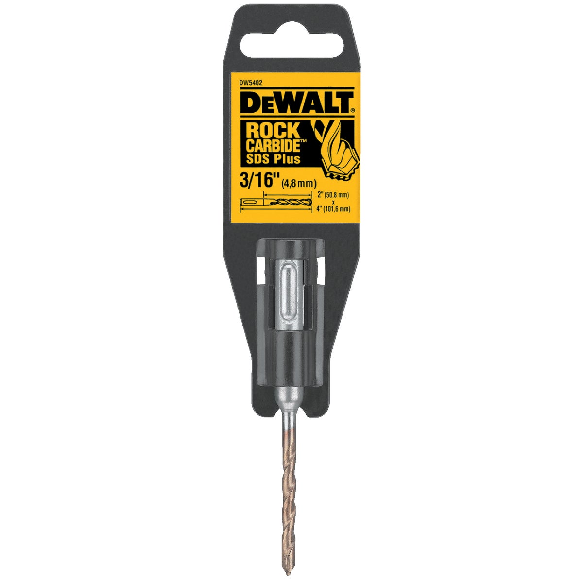 3/16 SDS MSNRY DRILL BIT - DW5402 by DeWalt