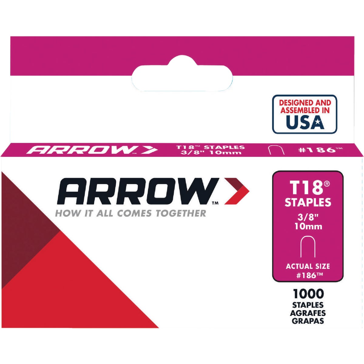 3/8" STAPLE - 186 by Arrow Fastener Co
