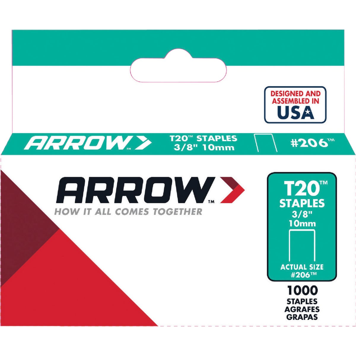 3/8" STAPLE - 206 by Arrow Fastener Co
