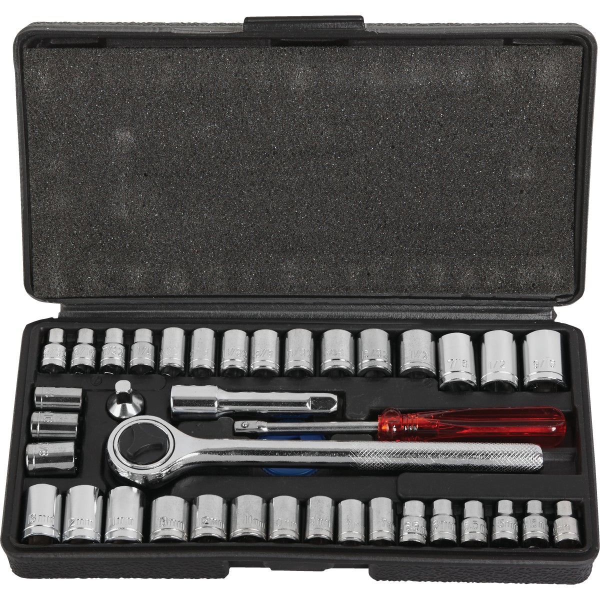 40 PIECE SOCKET SET - PS040 by Great Neck Saw Inc