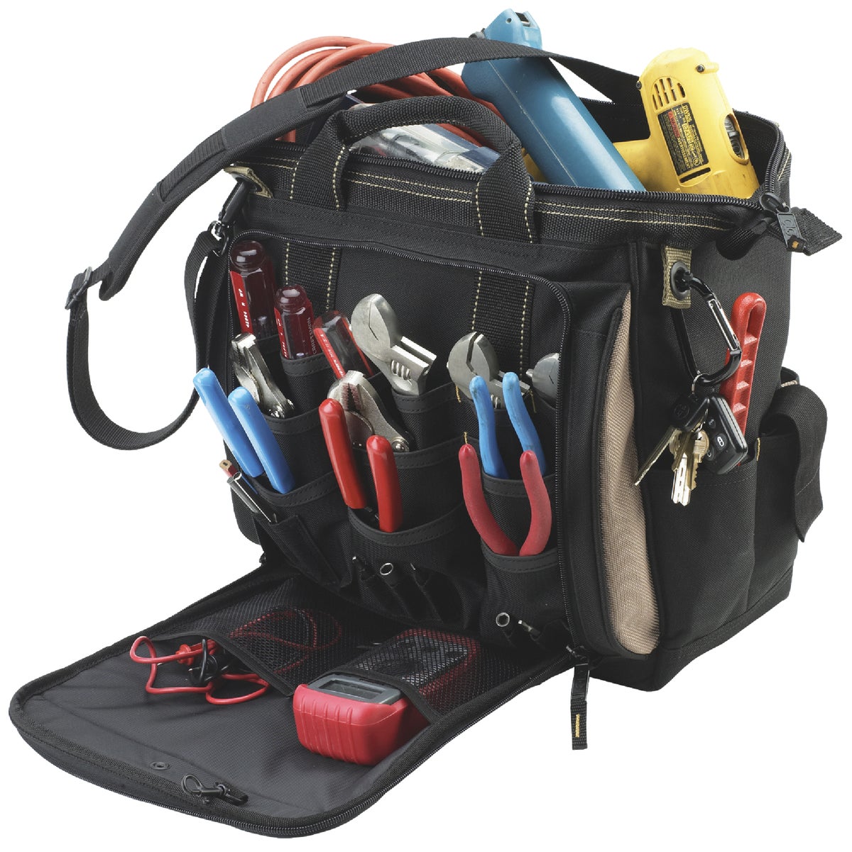33PKT 13" MLTI-CMPT BAG - 1537 by Custom Leathercraft