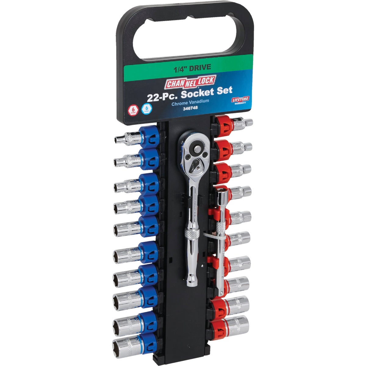 22PC 1/4" SOCKET SET - 346748 by Danaher Tool Ltd