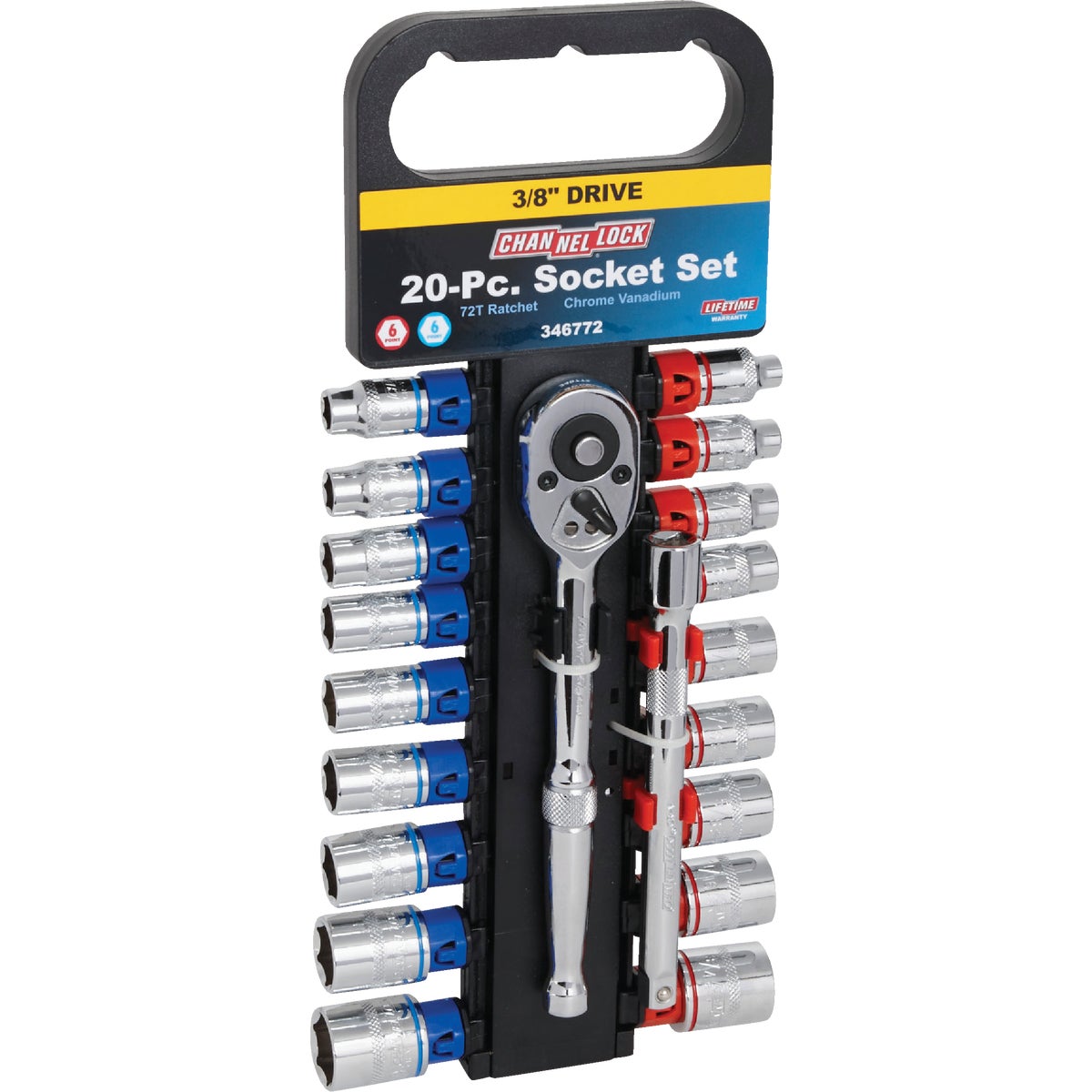 20PC 3/8" SOCKET SET - 346772 by Danaher Tool Ltd