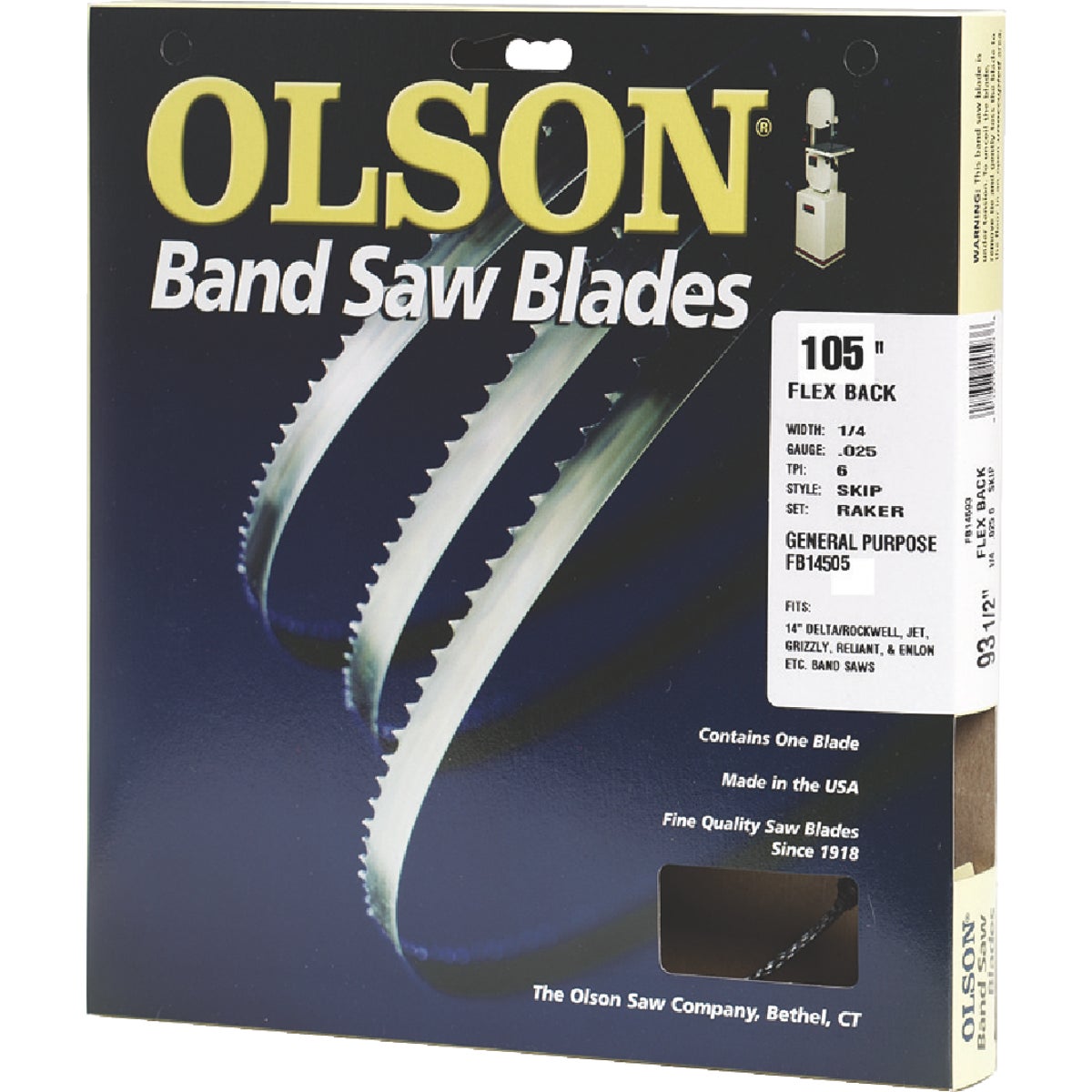 105X1/2 3TPI BLADE - 23105 by Olson Saw Co