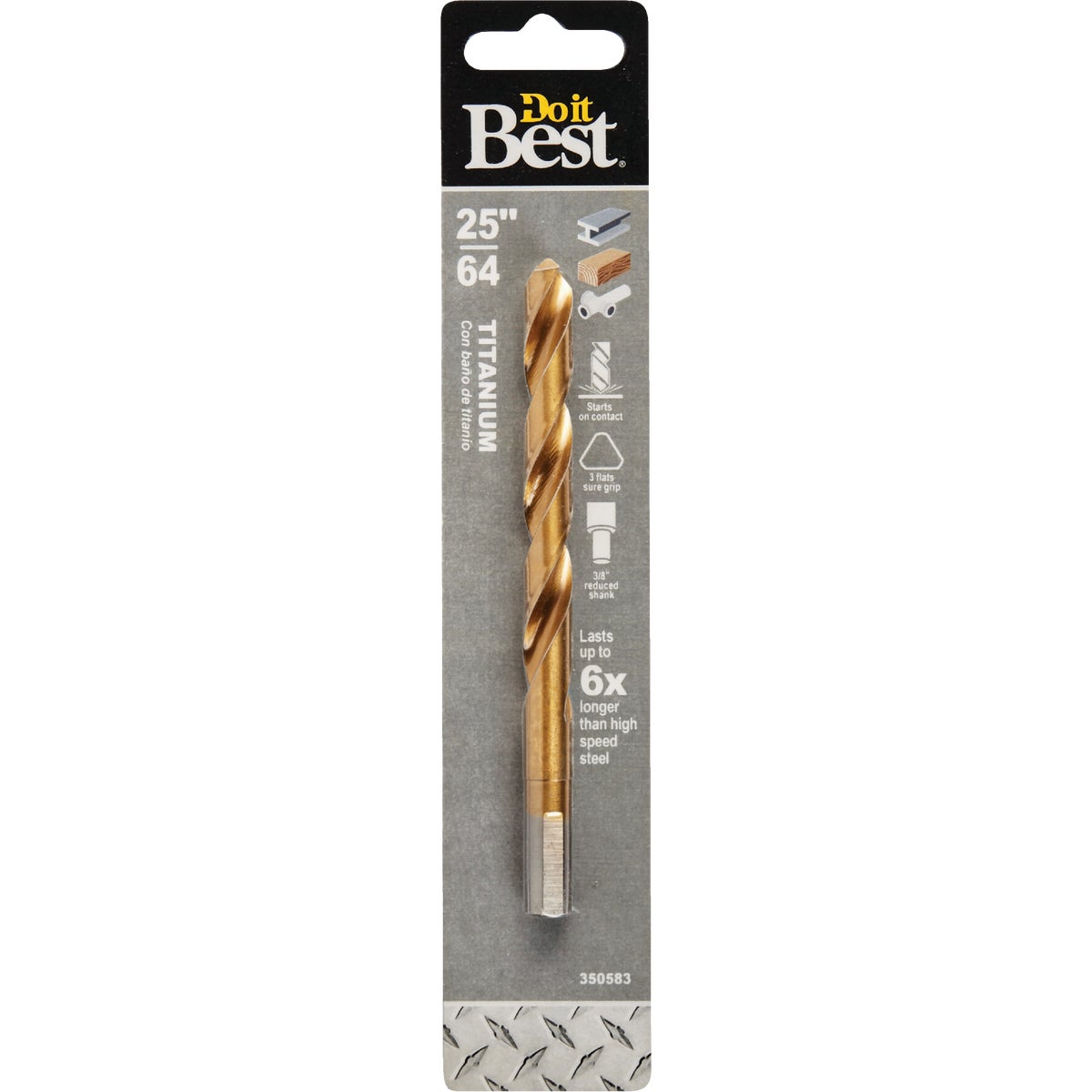 25/64" TITANUM DRILL BIT - 220471DB by Mibro/gs