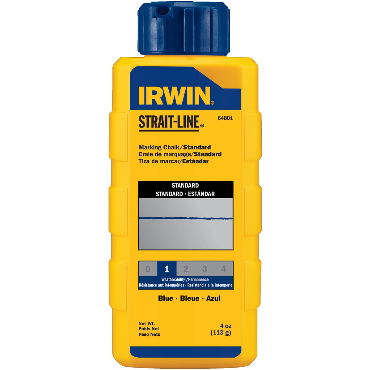 4OZ BLUE CHALK - 64801ZR by Irwin Industr Tool