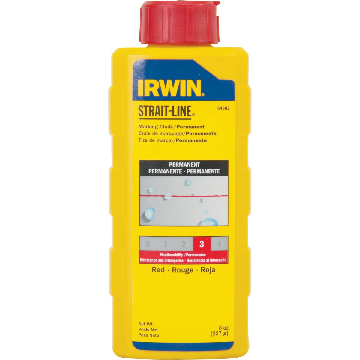 8OZ RED CHALK - 64902 by Irwin Industr Tool