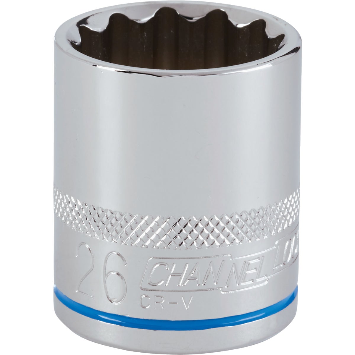 26MM 1/2 DRIVE SOCKET - 12726 by Apex Tool Group