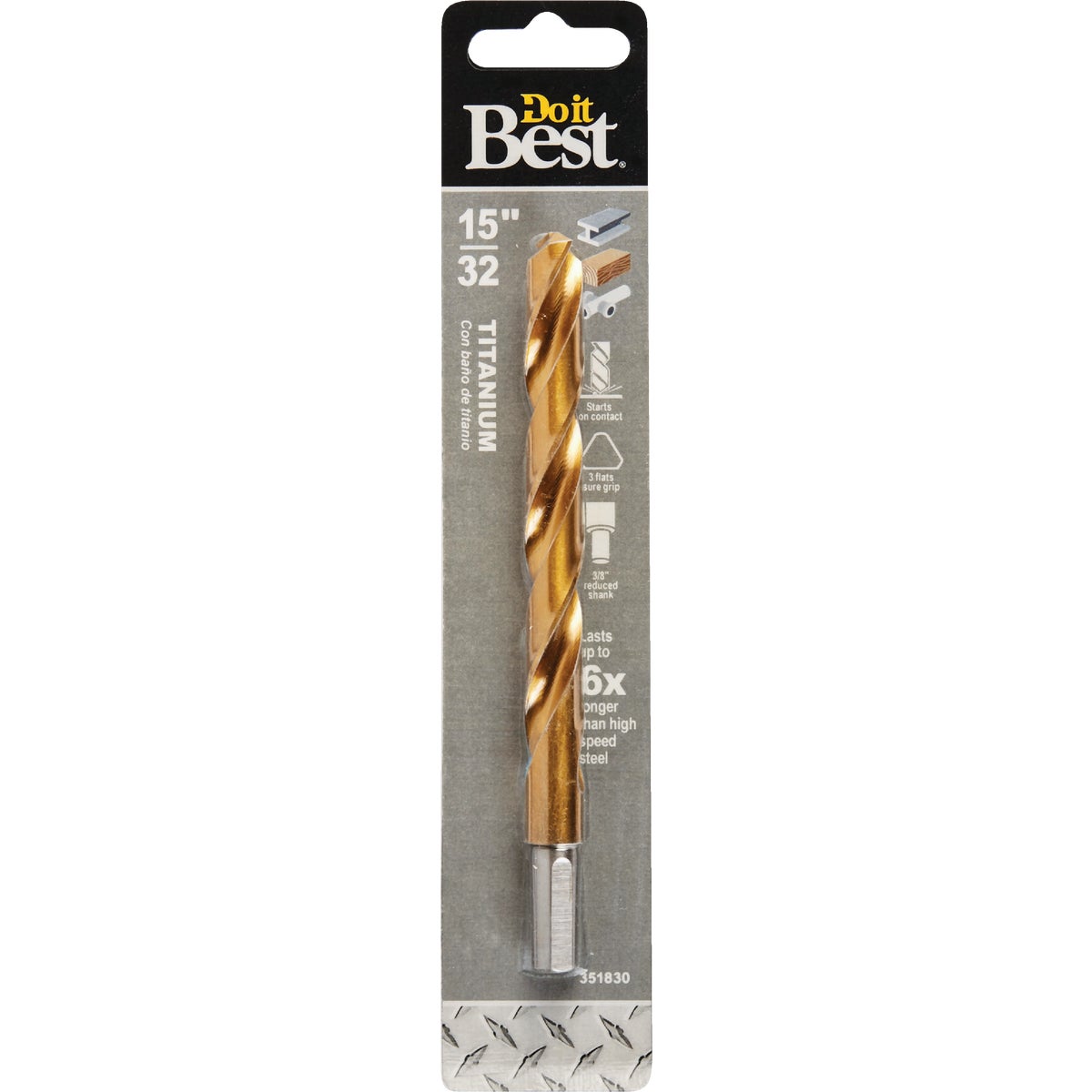 15/32" TITANIUM BIT - 221011DB by Mibro/gs