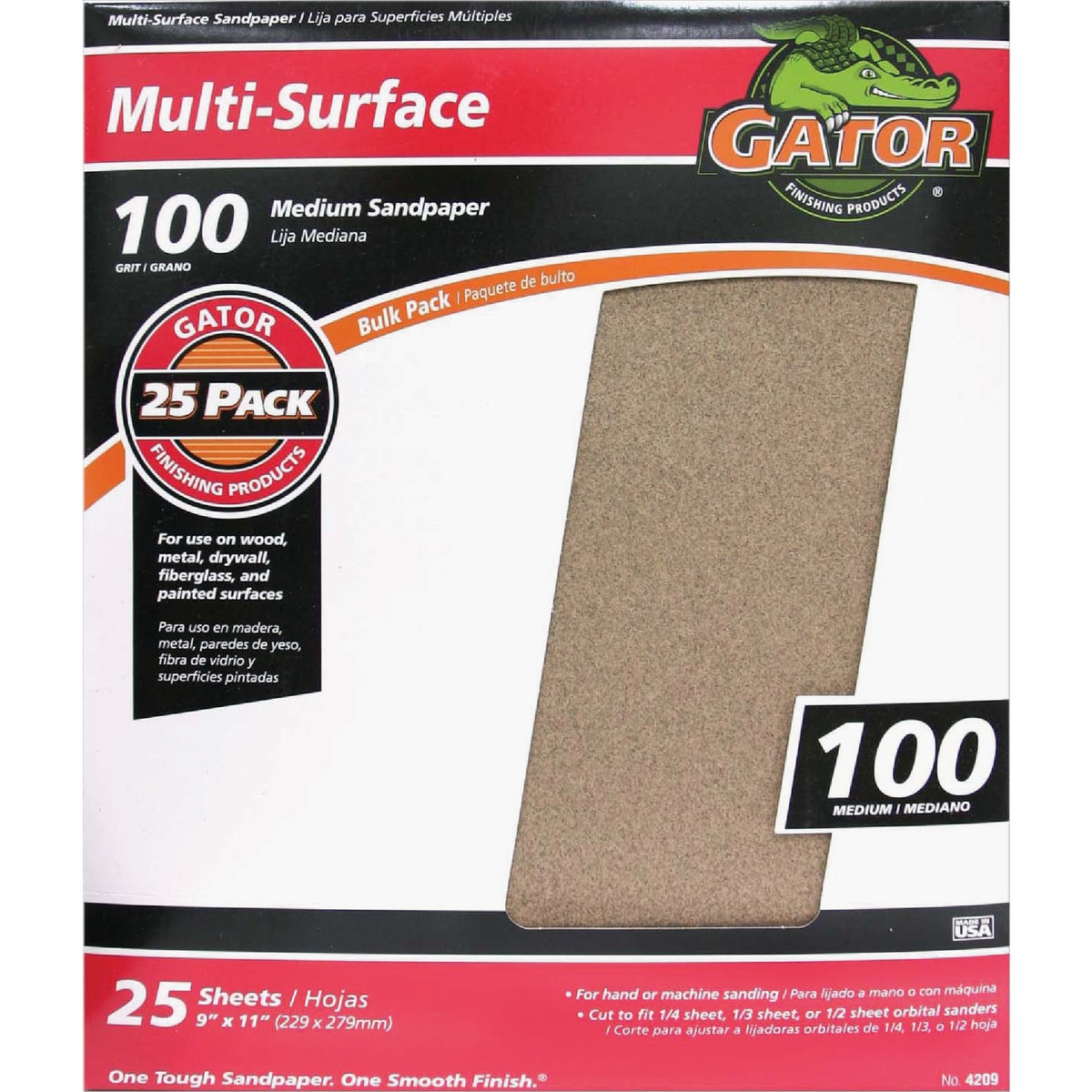 100C A/O SANDPAPER - 03264 by Ali Industries Inc