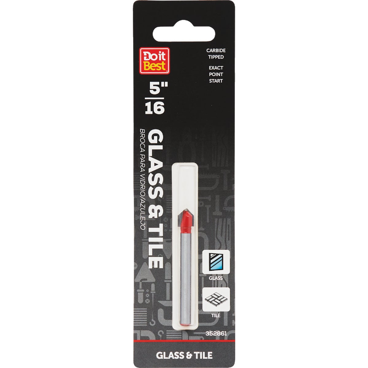 5/16" GLASS AND TILE BIT - 263441DB by Mibro/gs