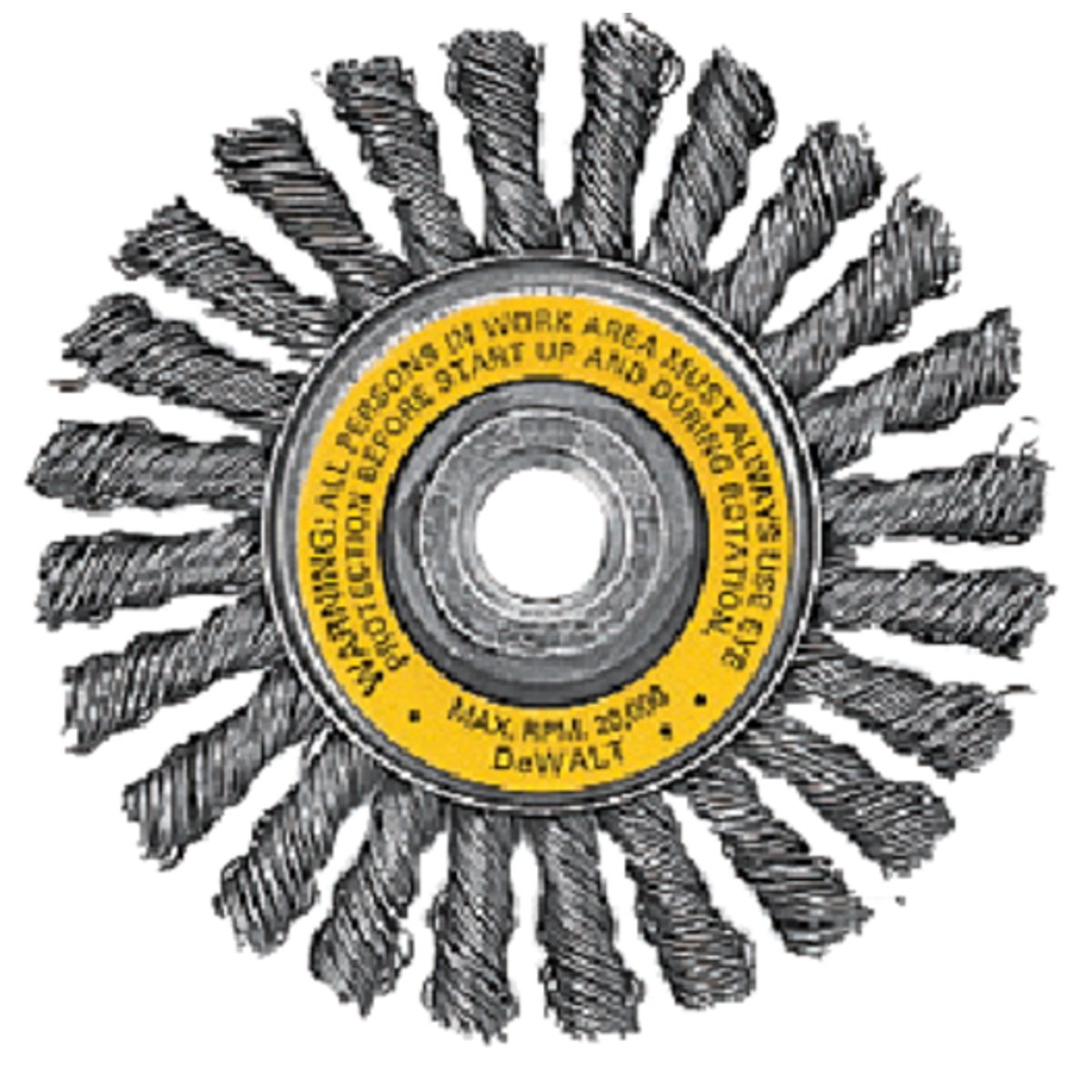 4" CARDED WIRE WHEEL - DW4930 by DeWalt
