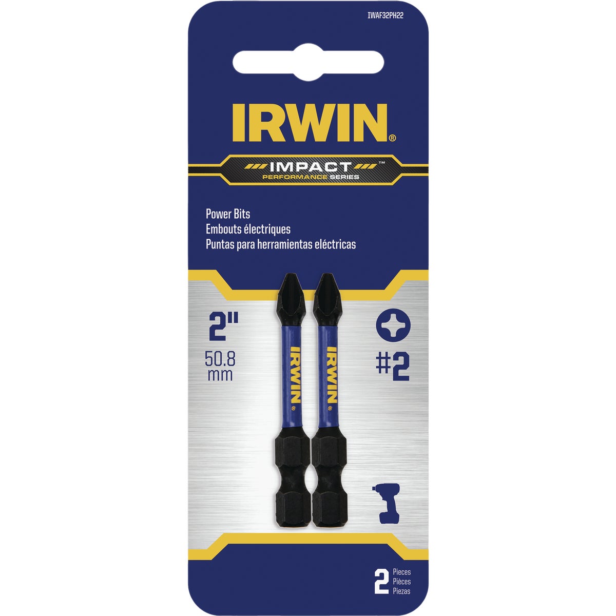 #2 1-15/16" PH POWER BIT - 1837453 by Irwin Industr Tool