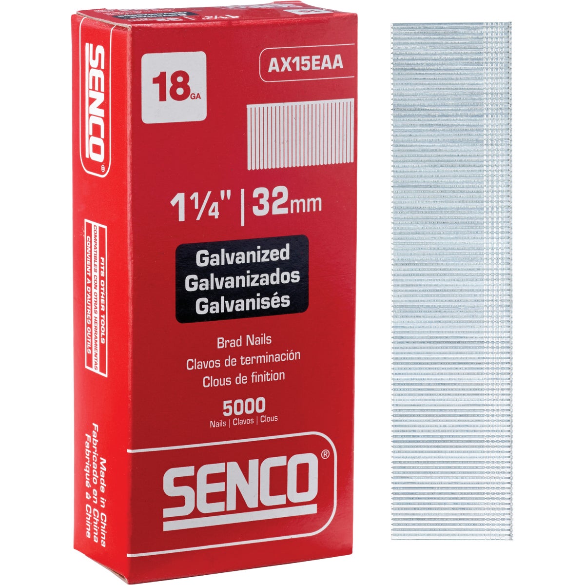 1-1/4" 18GA BRAD - AX15EAA by Senco Brands