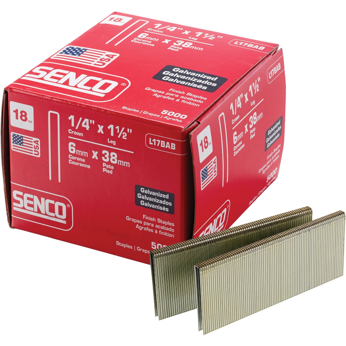 1-1/2X1/4 STAPLE - L17BAB by Senco Brands