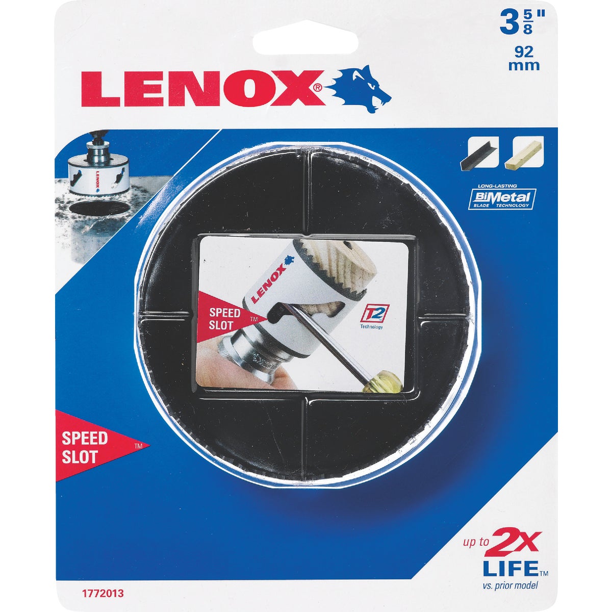 3-5/8" HOLE SAW - 1772013 by Lenox