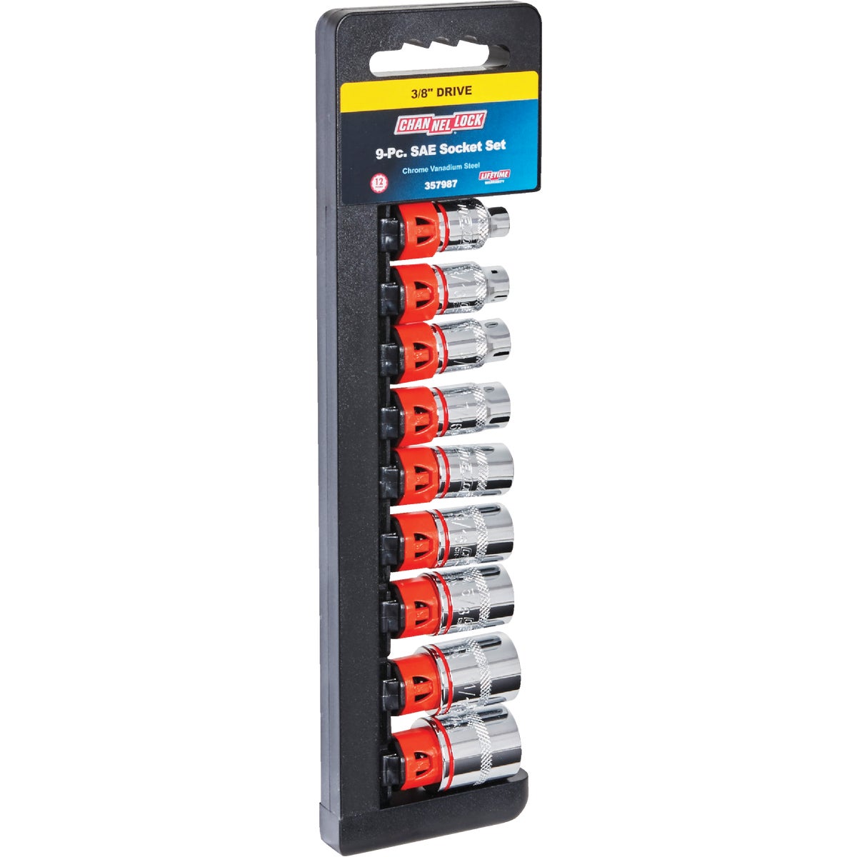 9PC 3/8" SOCKET SET - 357987 by Danaher Tool Ltd