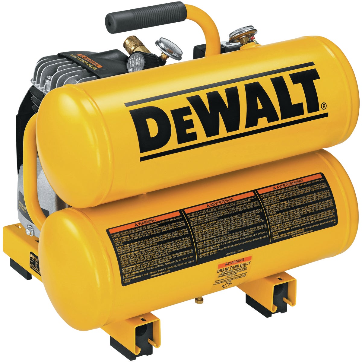 2HP 4GAL AIR COMPRESSOR - D55151 by DeWalt