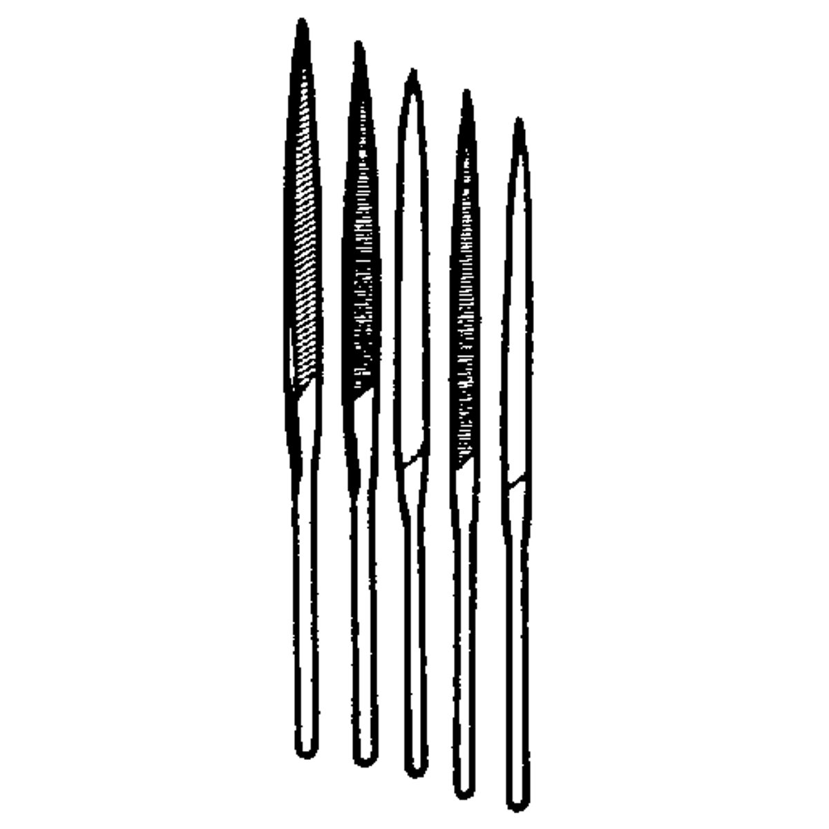 6PC PRECISION FILE SET - NF6C by Great Neck Saw Inc