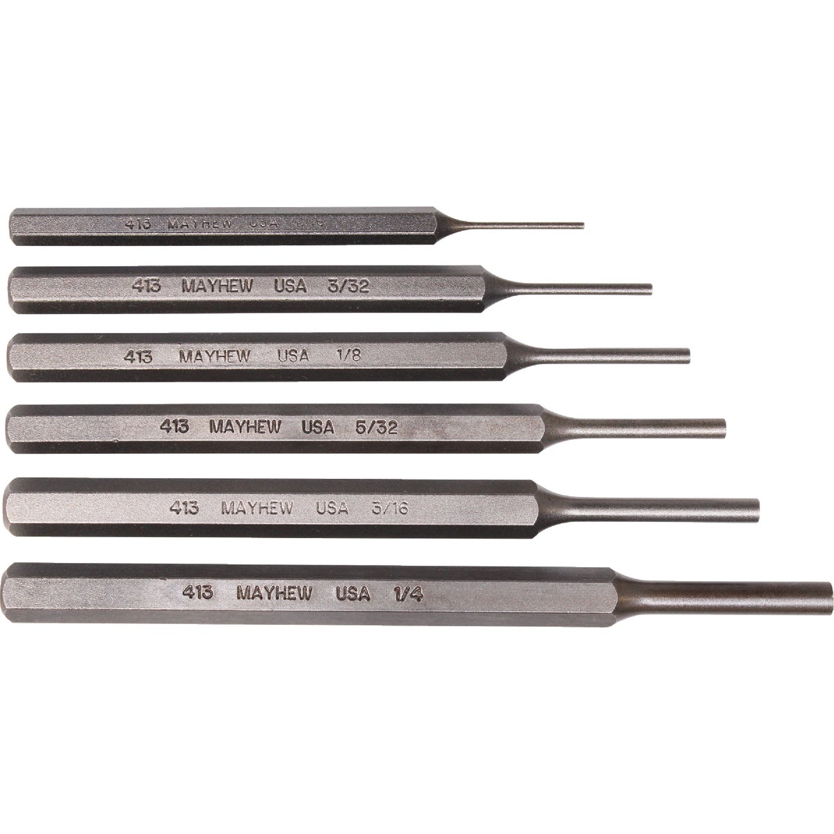 6PC PUNCH PIN SET - 22 by Dasco Pro Inc