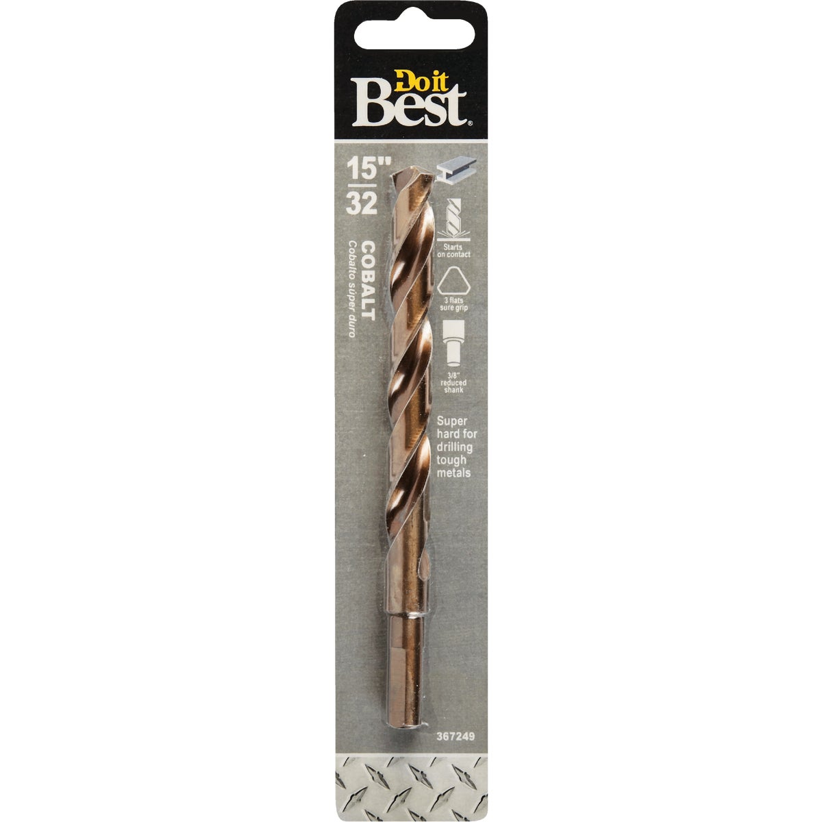 15/32" COBALT DRILL BIT - 251351DB by Mibro/gs