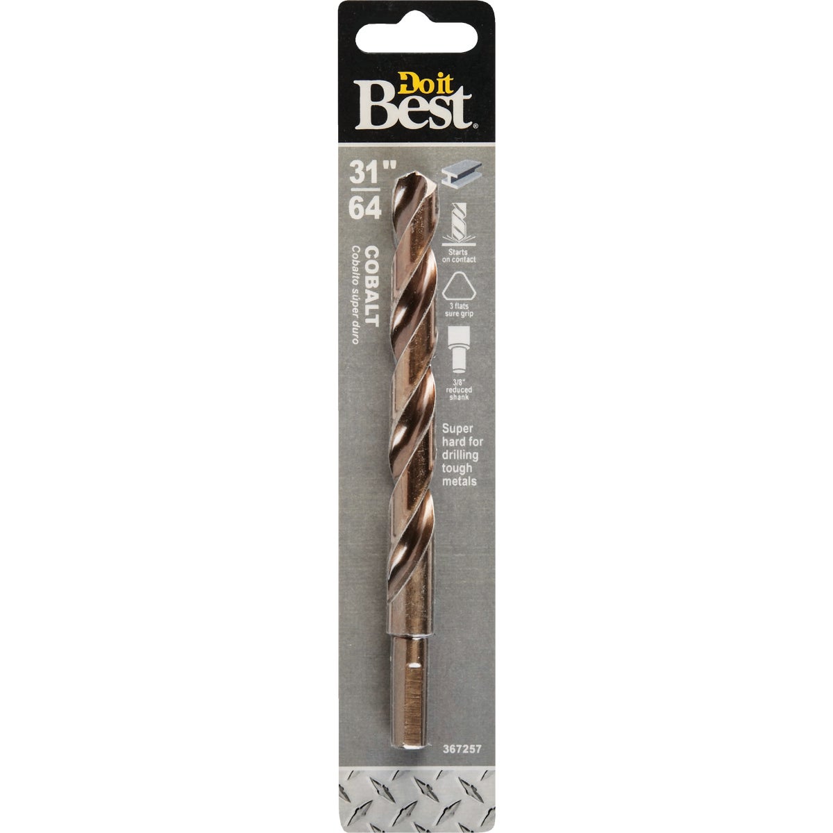 31/64" COBALT DRILL BIT - 251431DB by Mibro/gs
