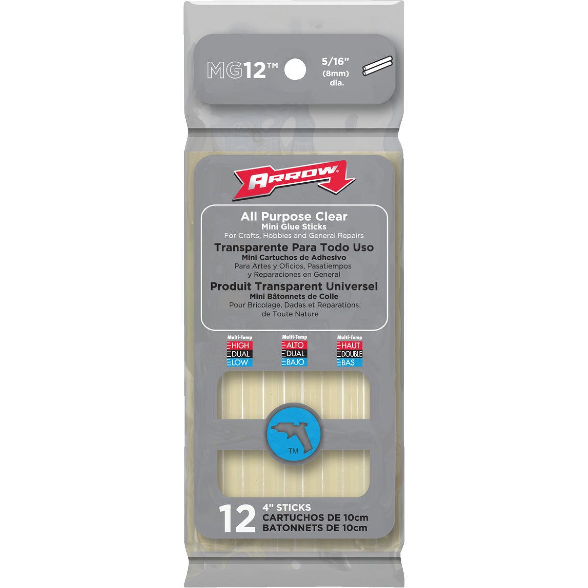 12PK 4" GLUE STICKS - MG12 by Arrow Fastener Co