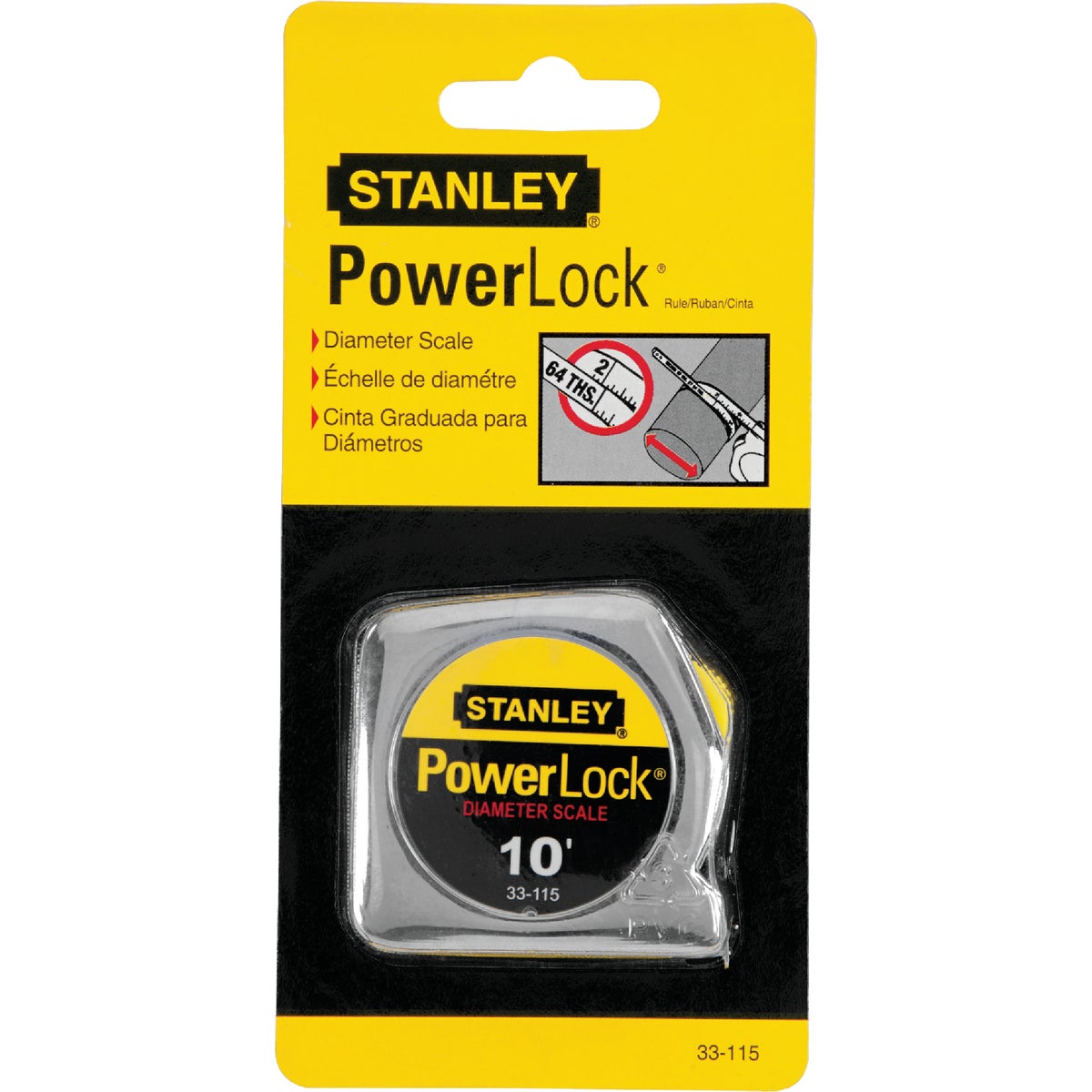 1/4"X10' TAPE RULE - 33-115 by Stanley Tools