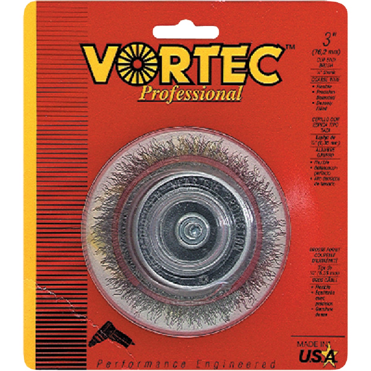 3" CRIMP WIRE CUP BRUSH - 36030 by Weiler Corporation