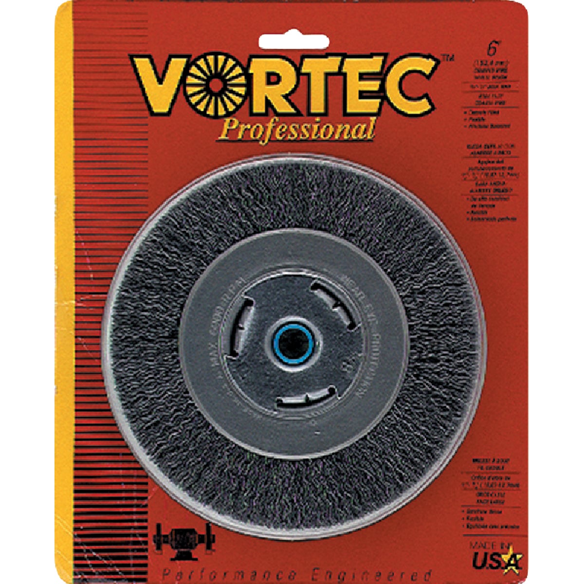 6" WIDE FACE WIRE WHEEL - 36004 by Weiler Corporation