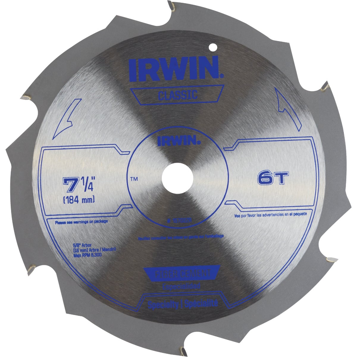 7-1/4" 6T FIBERCUT BLADE - 15702ZR by Irwin Industr Tool