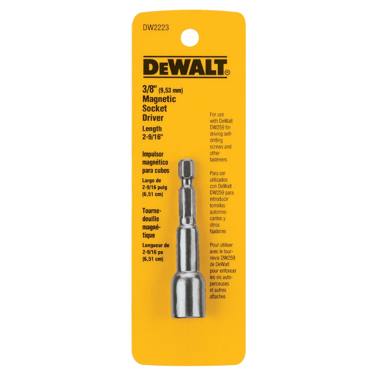 3/8" MAGNETIC NUT DRIVER - DW2223 by DeWalt