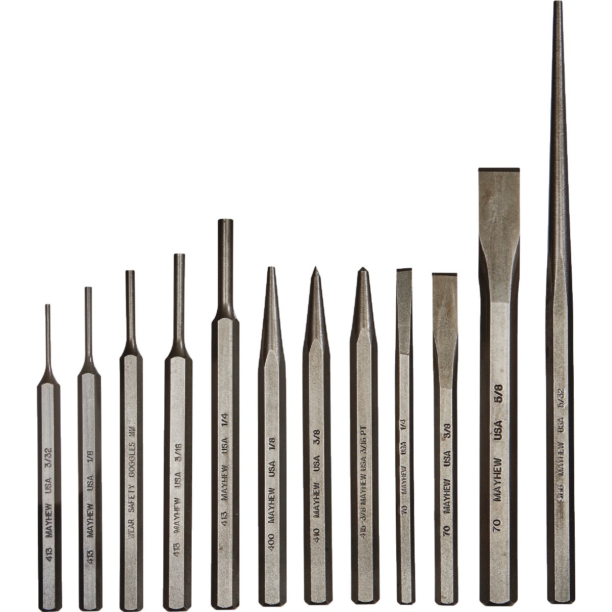 12PC CHISEL/PUNCH SET - 88 by Dasco Pro Inc