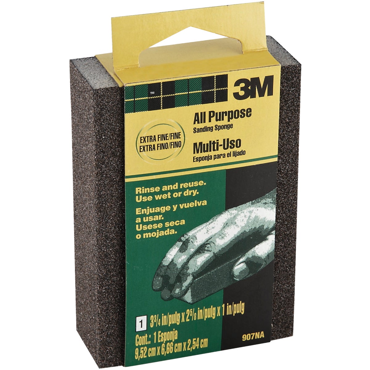 XF/FINE SANDING SPONGE - 907 by 3m Co