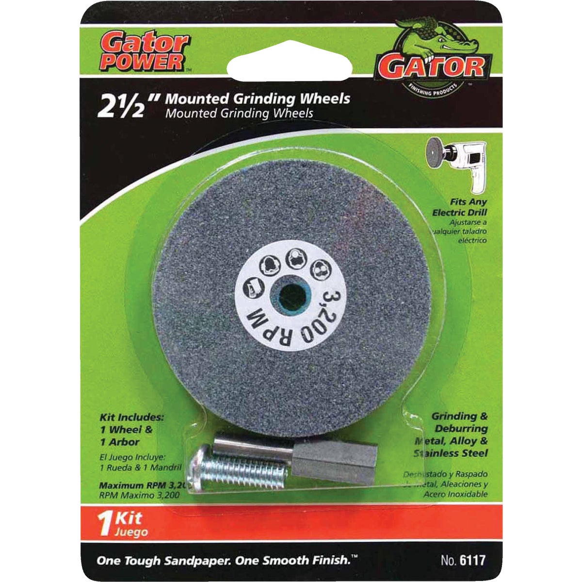 2-1/2X3/8 GRINDING WHEEL - 6117 by Ali Industries Inc