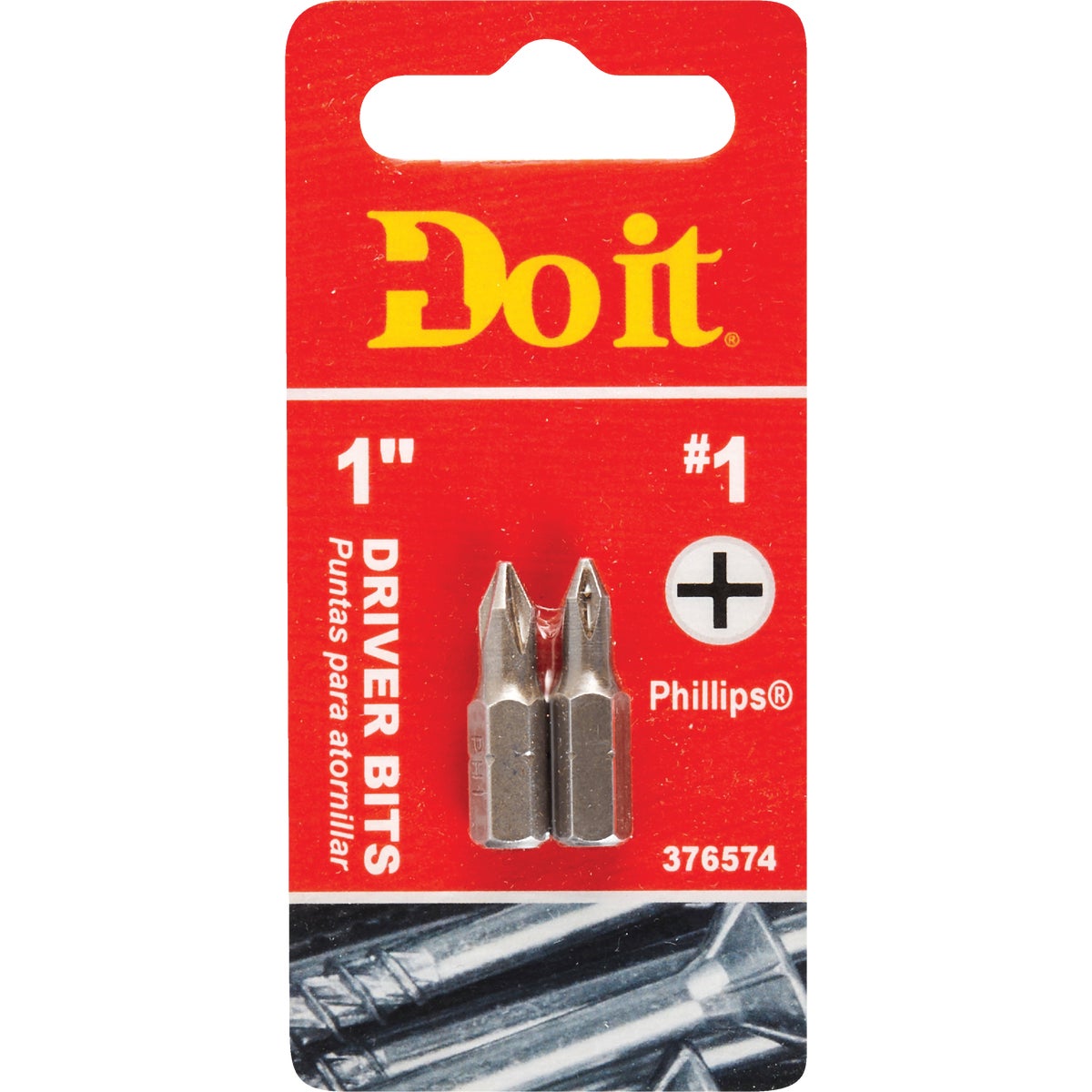 #1 1"PHILLIPS INSERT BIT - 304572DB by Mibro/gs