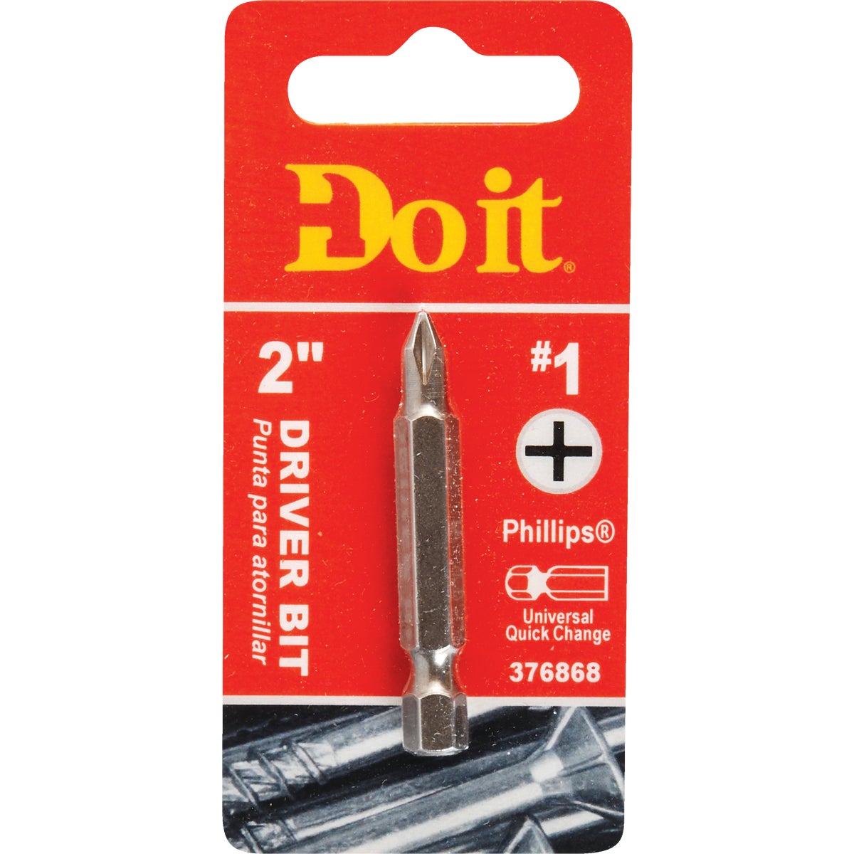 #1 2" PHILLIPS POWER BIT - 304811DB by Mibro/gs