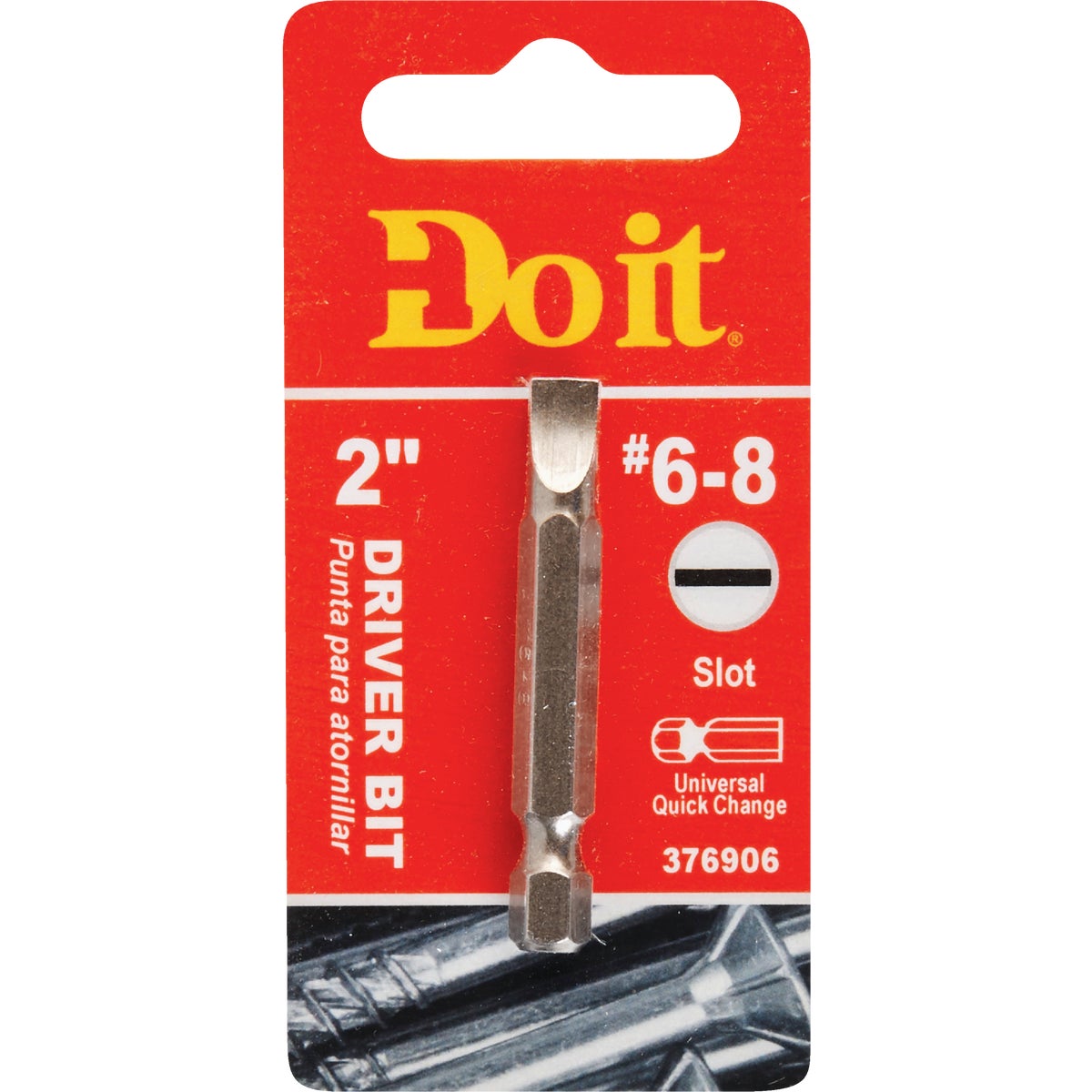 #6-8 2"SLOTTED POWER BIT - 306781DB by Mibro/gs