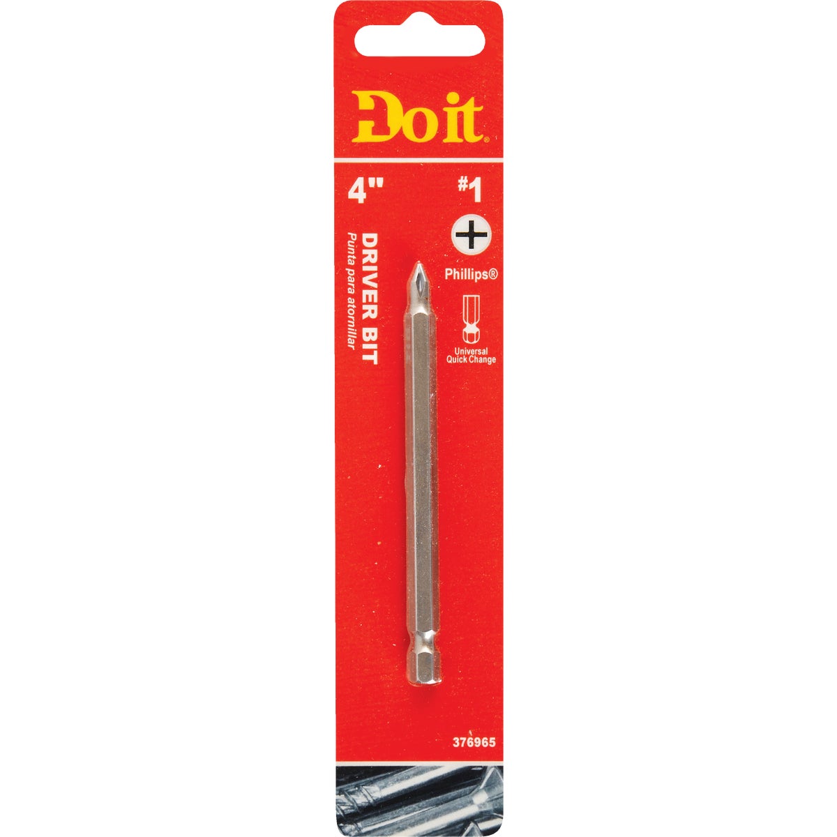 #1 4" PHILLIPS POWER BIT - 375081DB by Mibro/gs