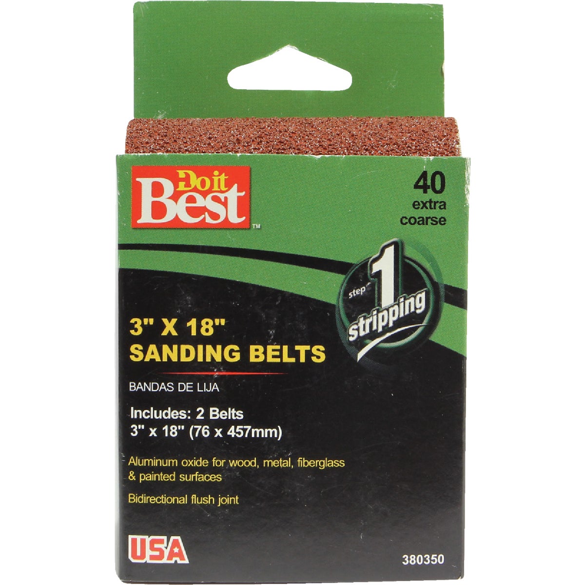 3X18 40G SANDING BELT - 380350 by Ali Industries Inc
