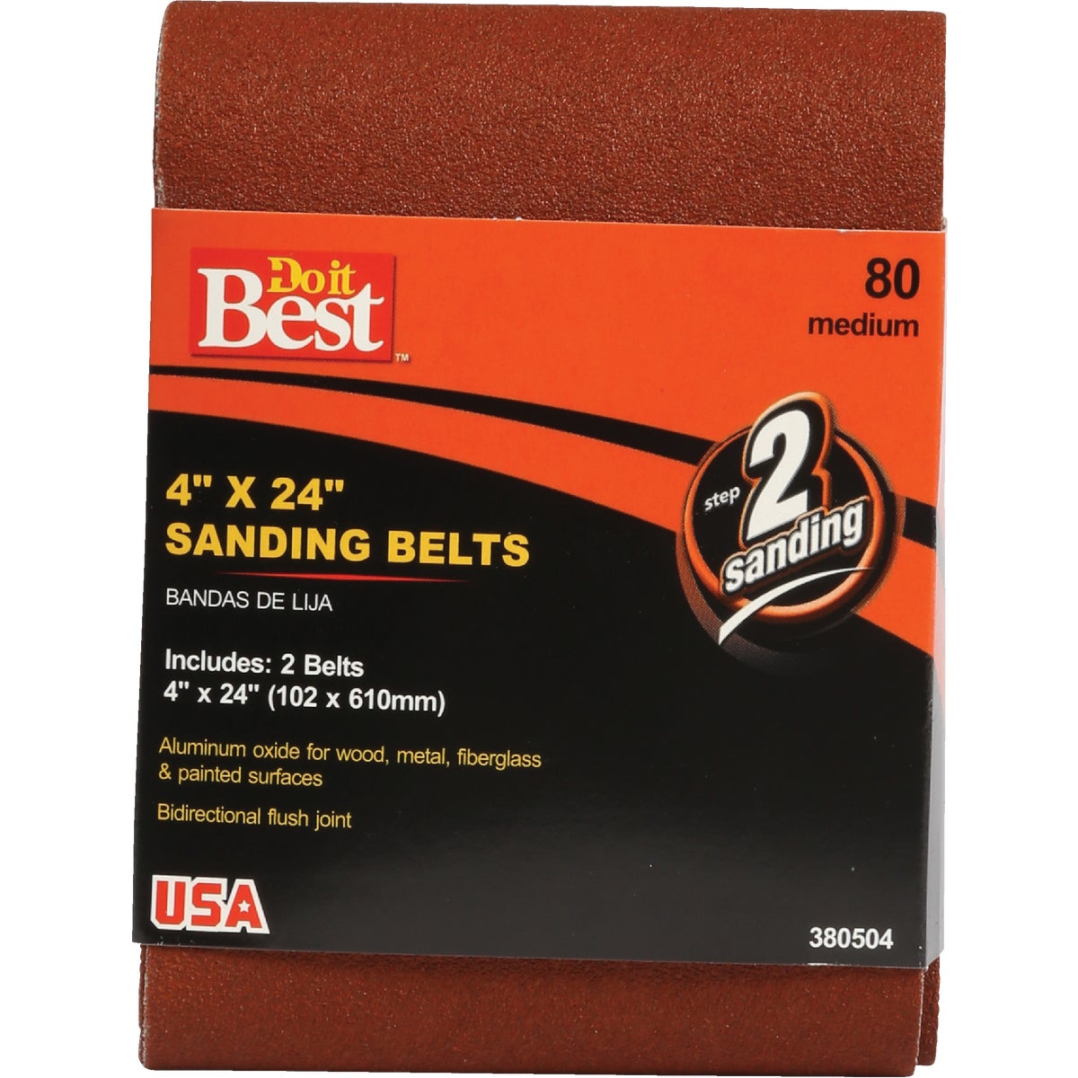 4X24 80G SANDING BELT - 380504 by Ali Industries Inc