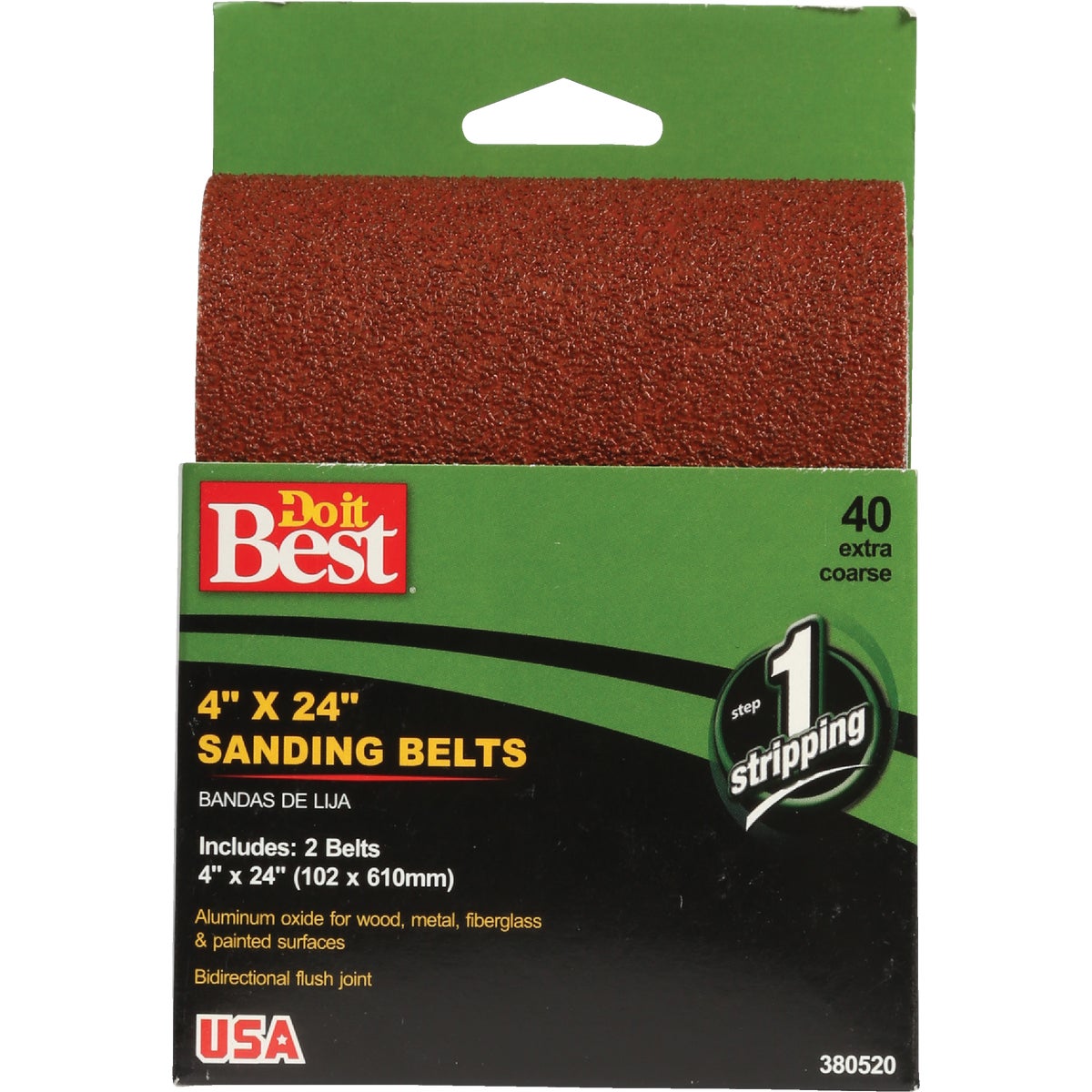 4X24 40G SANDING BELT - 380520 by Ali Industries Inc