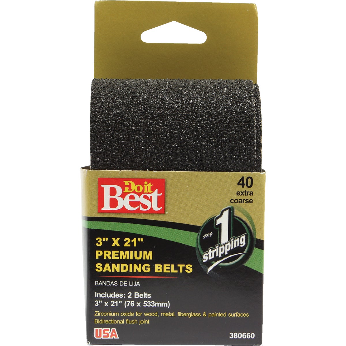 3X21 40G SANDING BELT - 380660 by Ali Industries Inc