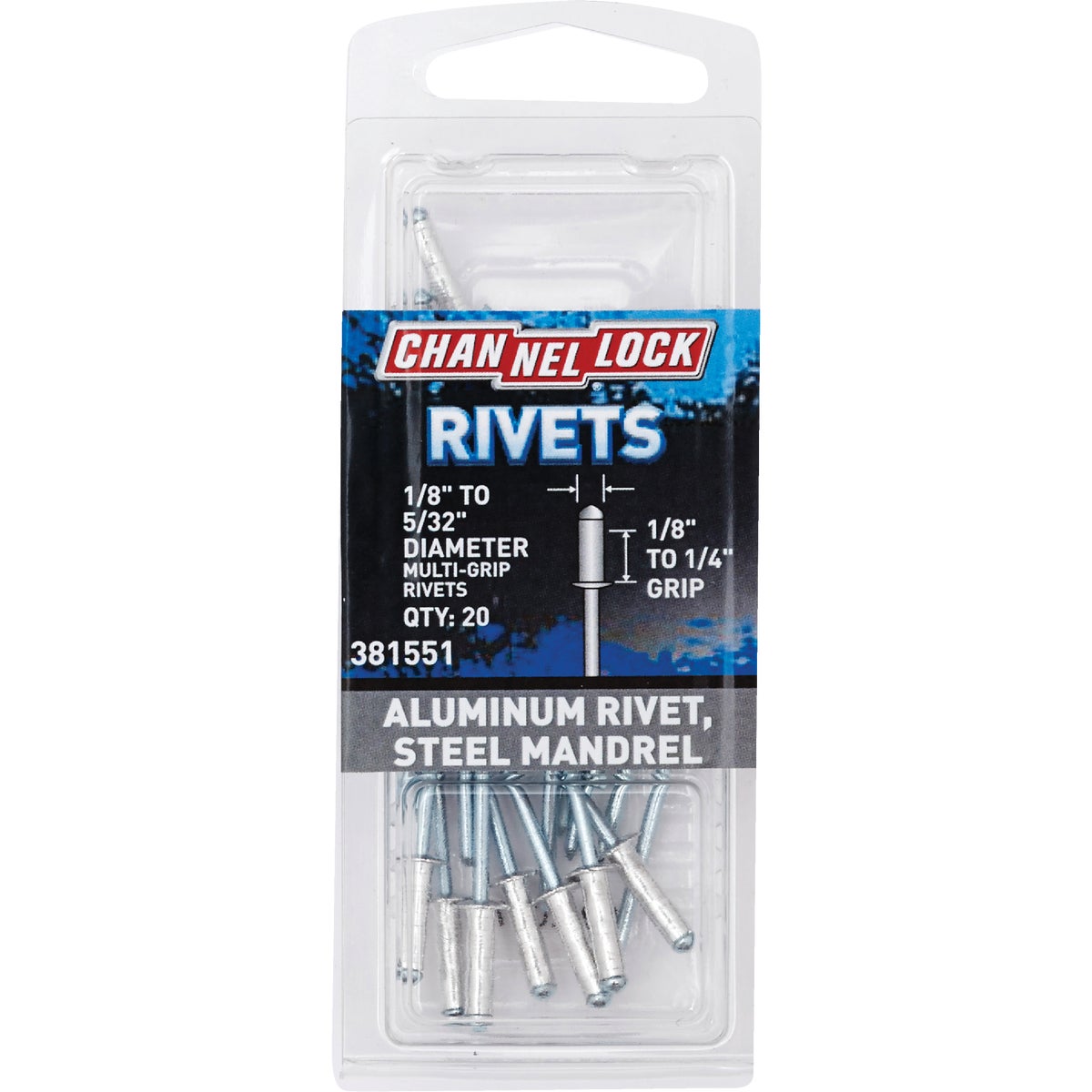 1/8" MULTI ALUM RIVET - 381551 by Do it Best