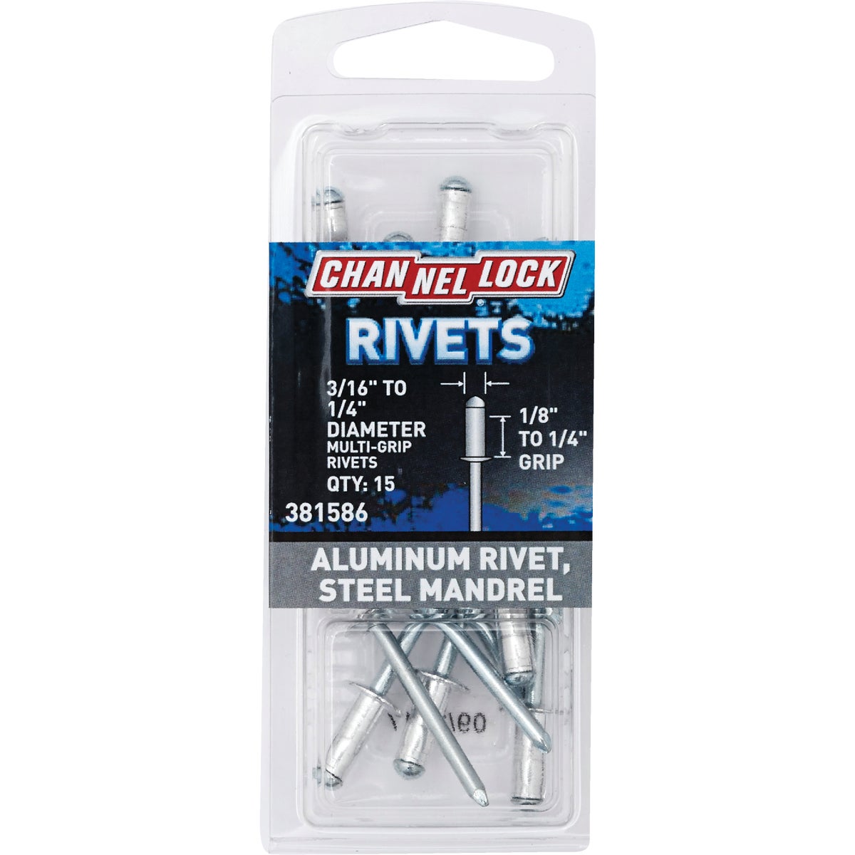 3/16" MULTI ALUM RIVET - 381586 by Do it Best